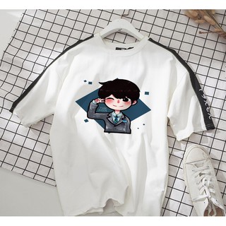 Áo thun Cotton Unisex - Fan Wanna One Hàn Quốc - K-Pop - Chibi - Park Ji-hoon nháy mắt