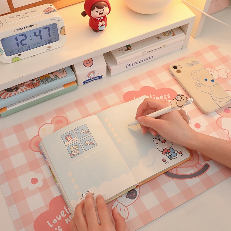 Lót chuột trải bàn phím bàn làm việc bàn chơi game bàn học cho bé cute Date 2022 Chống nước