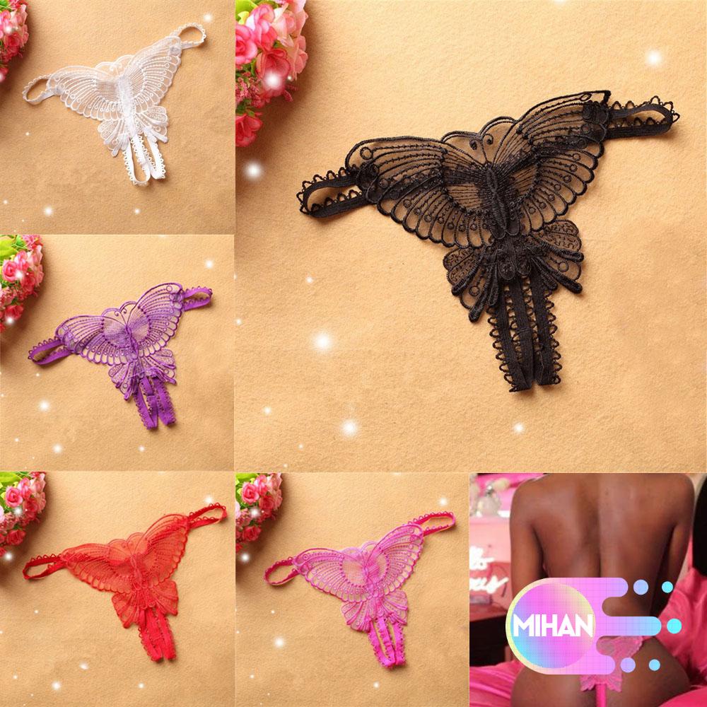 Quần lót ren hình bướm hở đáy gợi cảm dành cho nữ