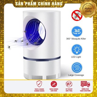 Đèn bắt muỗi, hình trụ, cắm cổng usb thông minh