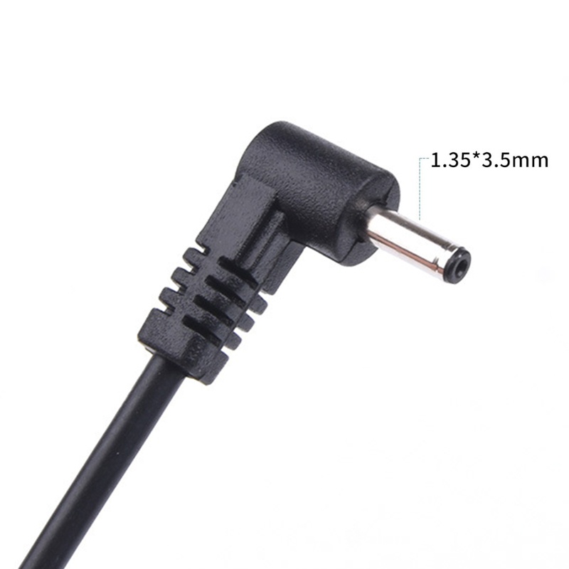 Dây Cáp Nối Nguồn Điện 3.5X1.35Mm Góc 90 Độ Cho Loa / Đèn Bàn
