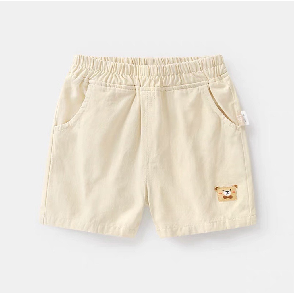 Quần Ngố Cộc Kaki Lion Chất Vải Thoáng Mát Cho Bé Trai Bé Gái Từ 7Kg Đến 28Kg Thời Trang Trẻ Em Ken Store