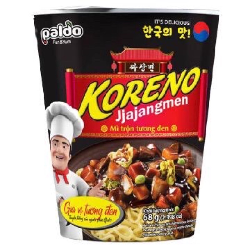 [Gò Vấp] Set 8 ly Mì trộn tương đen KORENO Jjajangmen