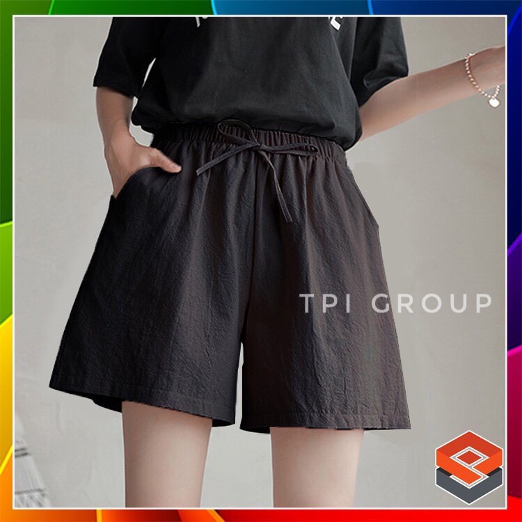 Quần short đũi nữ vải mềm siêu mát F54