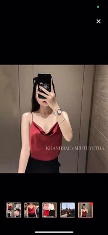 Áo dây bún cổ đổ