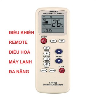 [SIÊU RẺ] Điều khiển điều hòa máy lạnh đa năng K-100ES 1000 in 1 remote hồng ngoại dò tần số loại xịn