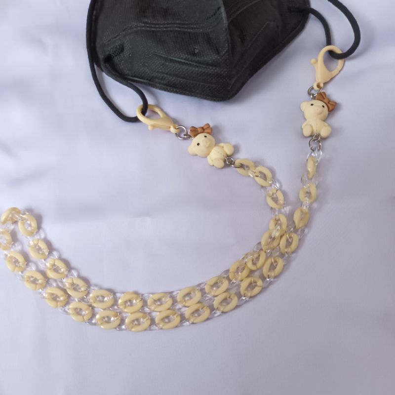 Dây đeo khẩu trang chống rớt kiểu Hàn hình gấu dễ thương mã DG23