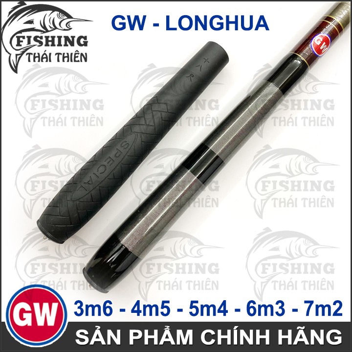 Cần Câu Tay GW Longhua Chất Liệu Carbon Chuyên Dùng Câu Cá Chép, Rô Phi, Trắm, Câu Sông, Hồ Dịch Vụ, Hàng Chính Hãng 3m6