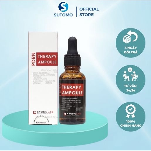 Serum tế bào gốc kyung lab PDRN Therapy Ampoule 30ml chính hãng, tinh chất phục hồi chống lão hóa, giảm nám,nhăn,chảy sệ