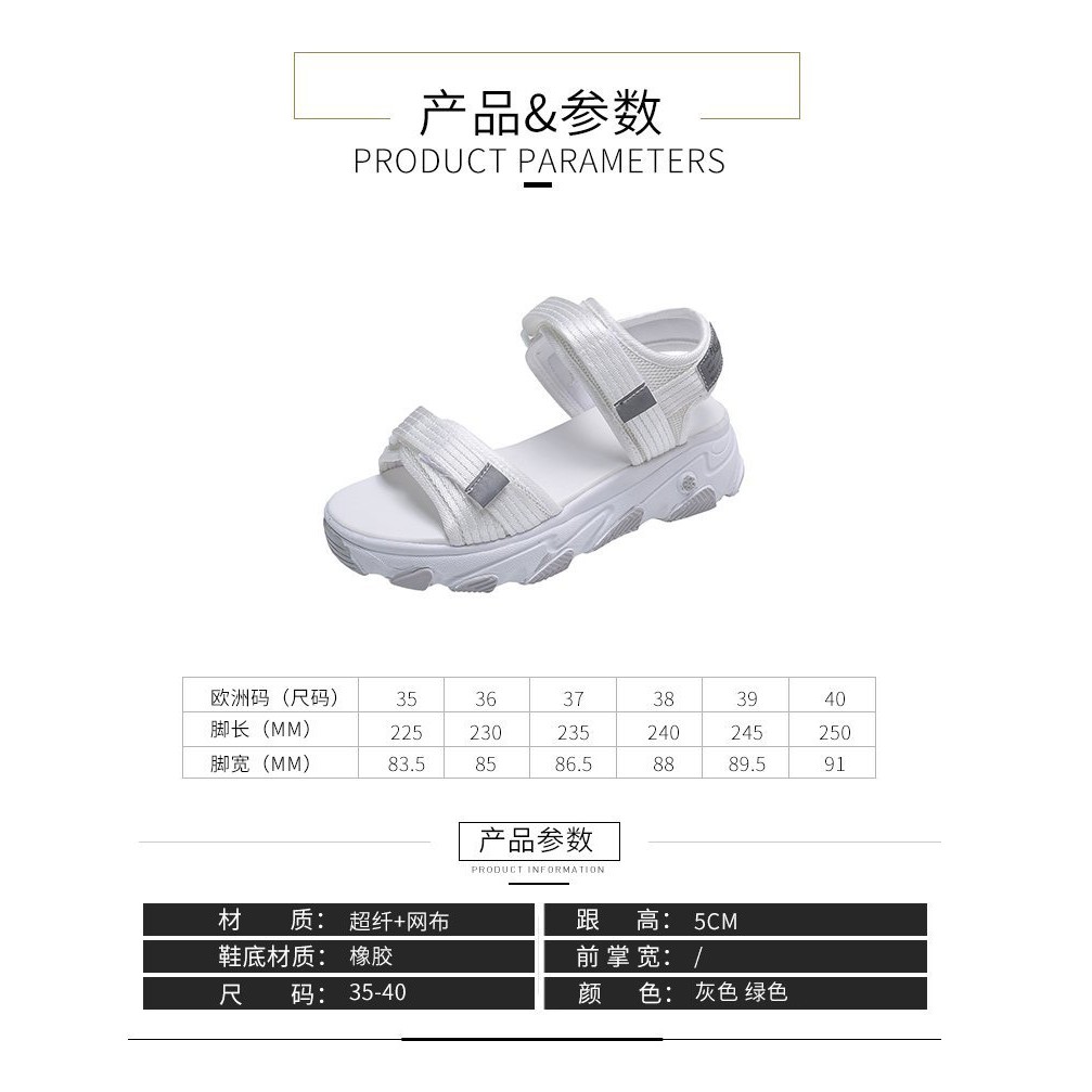 Giày Sandal Thể Thao Đế Dày Thời Trang Mùa Hè Châu Âu Cho Nữ