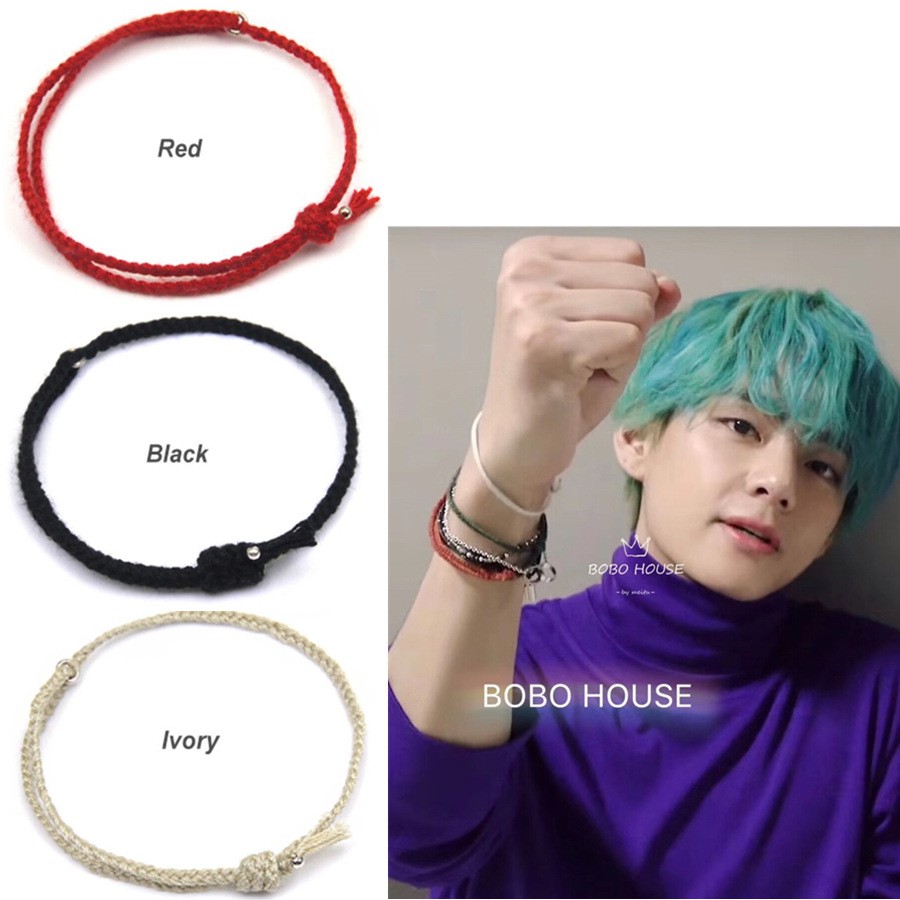 Vòng tay bện dây nhiều màu sắc dành cho fan BTS JUNGKOOK V | BigBuy360 - bigbuy360.vn