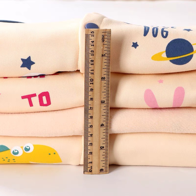 Áo Khoác Cho Bé Lót Nỉ Từ 12 Tháng Đến 6 Tuổi In Hình Hoạt Hình Dễ Thương Ấm Áp