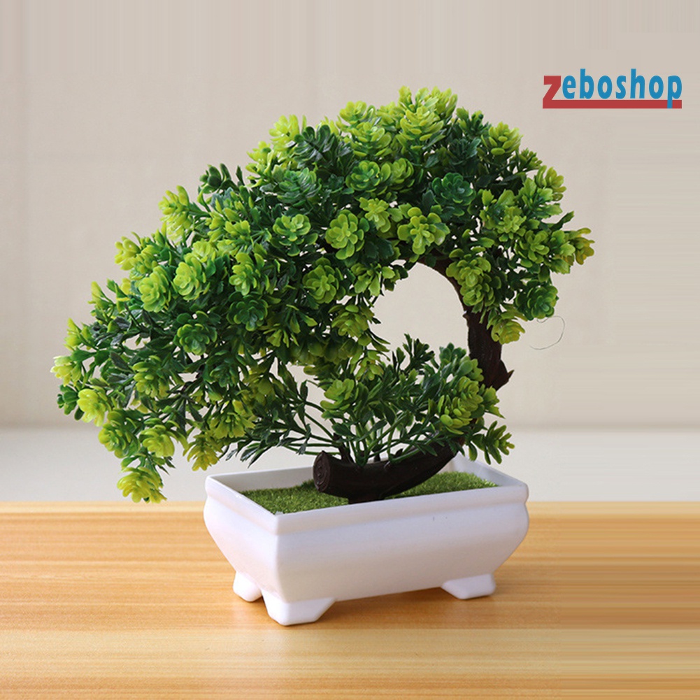 Chậu Cây Bonsai Giả Để Bàn Trang Trí Nhà Cửa