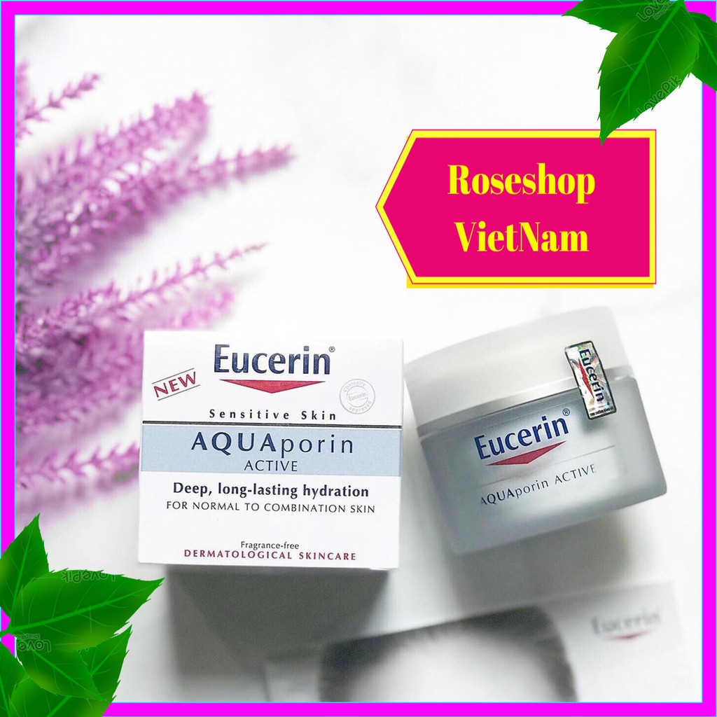 ✅Kem Dưỡng Ẩm Eucerin AquaPorin Active For Normal To COMBINATION SKIN - Aqua Porin Cho Da Thường,Hỗn Hợp. RSVN SP68