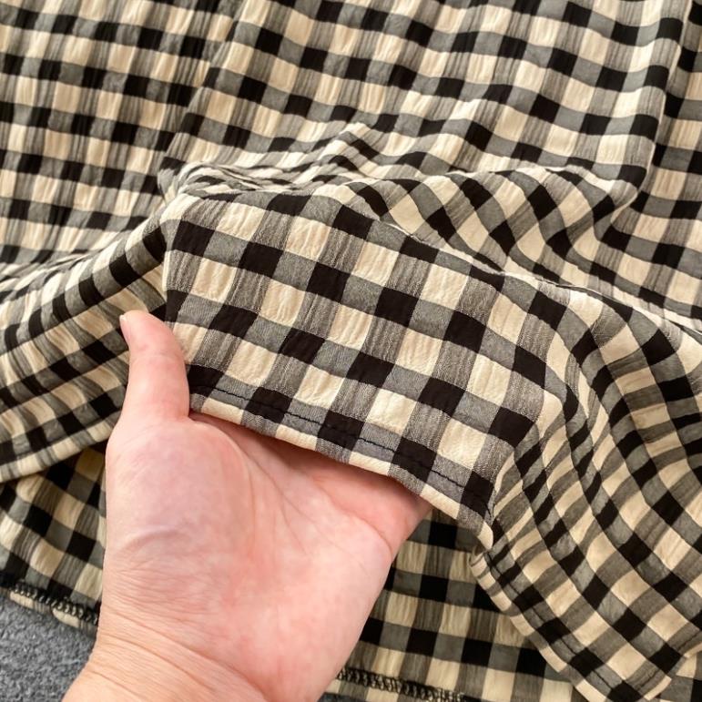 Váy suông kẻ dáng dài Vintage  kẻ caro dành cho bạn gái (Mẫu hè 2022) | BigBuy360 - bigbuy360.vn