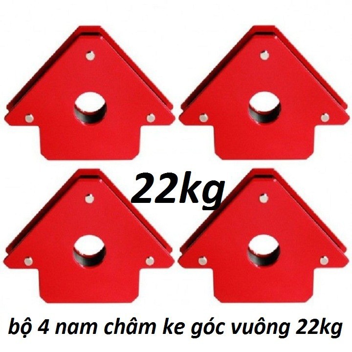 Nam châm ke góc vuông lực hút 22kg- bộ 4 cái-pk máy hàn