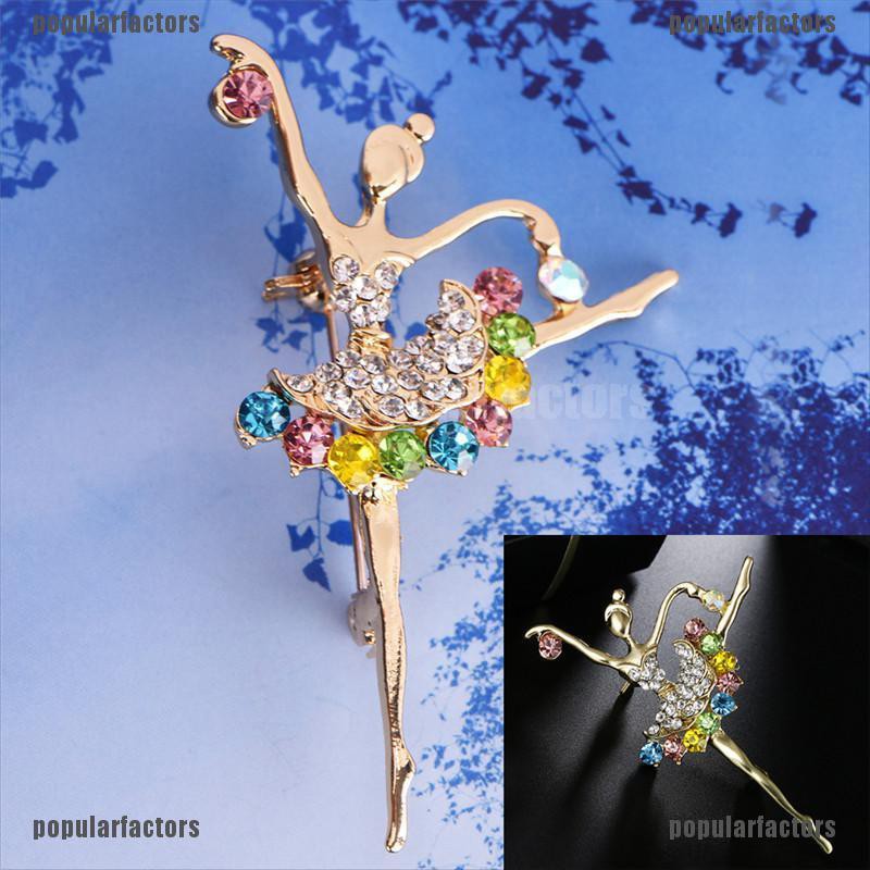 Ghim Cài Áo Kim Loại Hình Vũ Công Dễ Thương