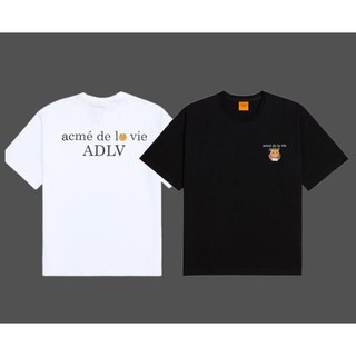 ADLV Áo Thun Ngắn Tay Chất Liệu Cotton In Hình Độc Đáo Hiệu Unisex Thời Trang