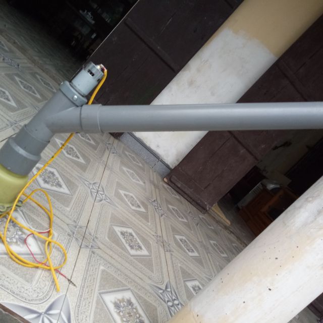 Bơm chế từ motor 775 150w ống phi 60