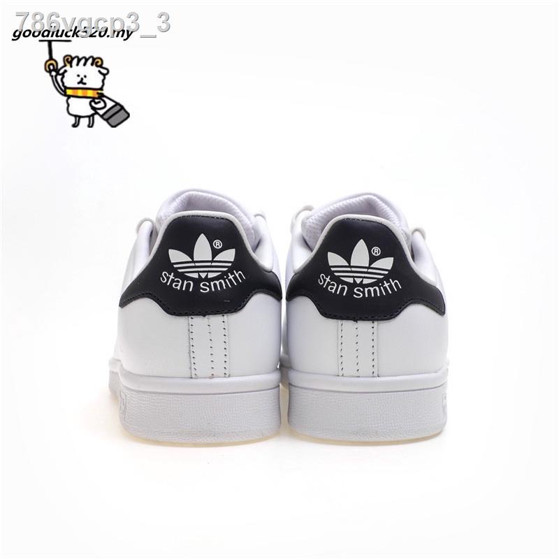 ❂Giày thể thao Adidas Smith cổ thấp màu trắng/đen thời trang cho nam và nữ