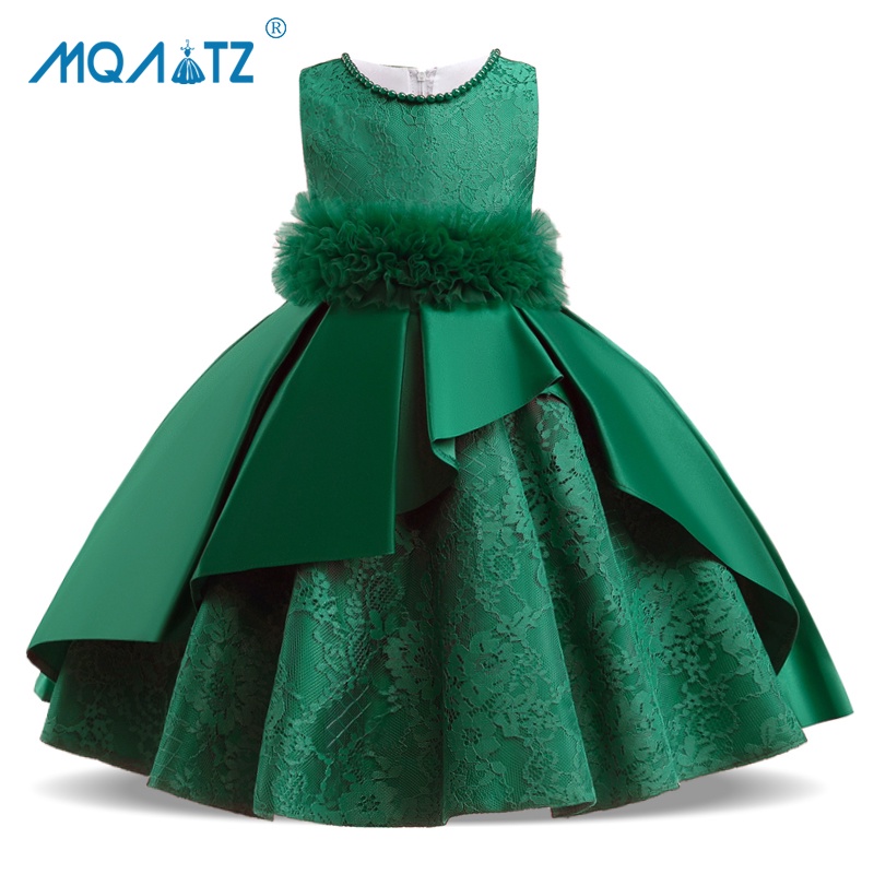 MQATZ hoa cô gái đầm bên ren công chúa đầm L5296