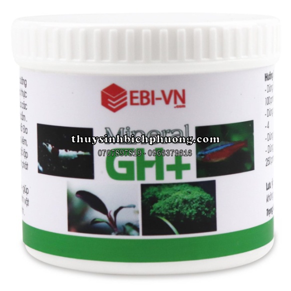 KHOÁNG GH+ EBI CUNG CẤP KHOÁNG CHẤT CHO TÉP KIỂNG THỦY SINH
