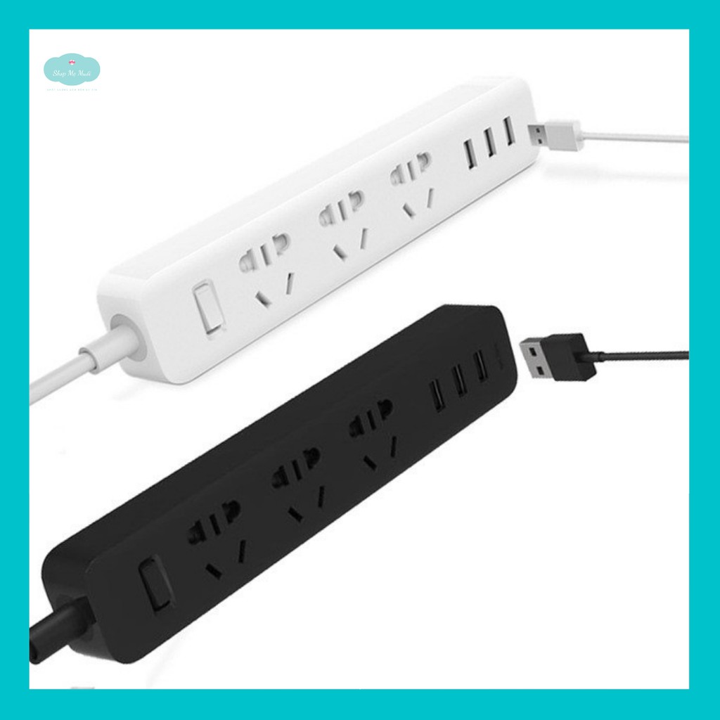 [Sẵn] Ổ Cắm Điện Xiaomi Mi Power Strip 3 Cổng USB