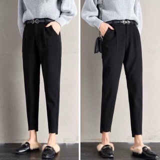 Quần tây baggy gấu lệch cao cấp