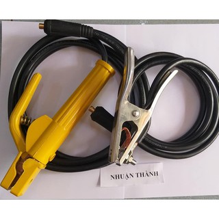 Bộ dây hàn kềm hàn 500A + kềm mass phi 25mm dắt cắm 10-25