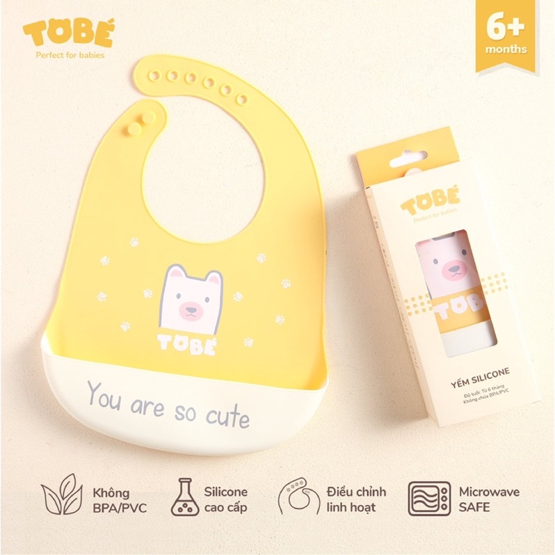 Yếm silicone ăn dặm ToBé