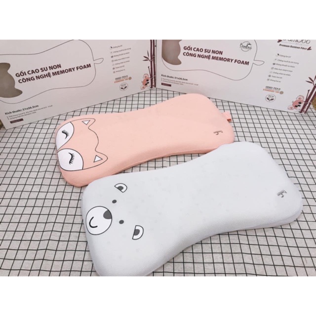 Set gối cao su non và gối ôm Little Love