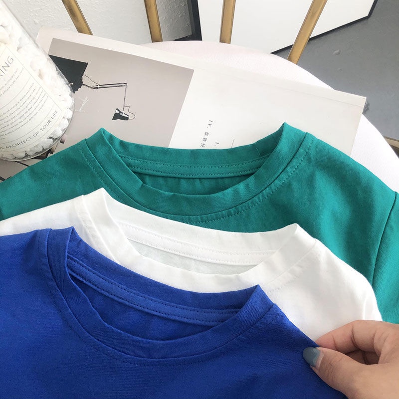 Áo Thun Ngắn Tay In Hoạt Hình Khủng Long Kiểu Hàn Quốc Thời Trang Mùa Hè Cho Bé Trai 2022