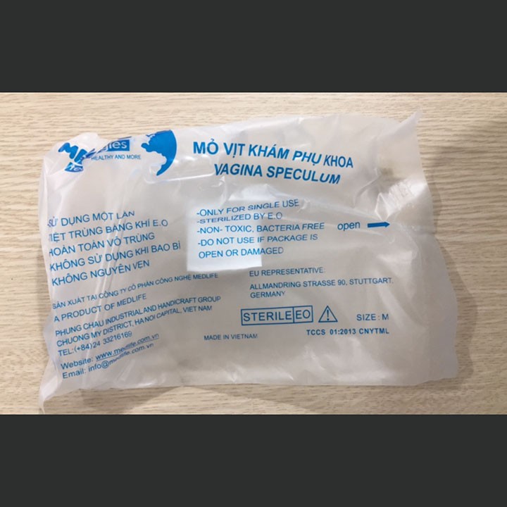 COMBO 5C MỎ VỊT NHỰA DÙNG 1 LẦN TIỆT TRÙNG