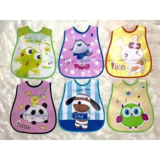 Yếm Ăn Dặm Cho Bé Chống Thấm Có Máng Hứng