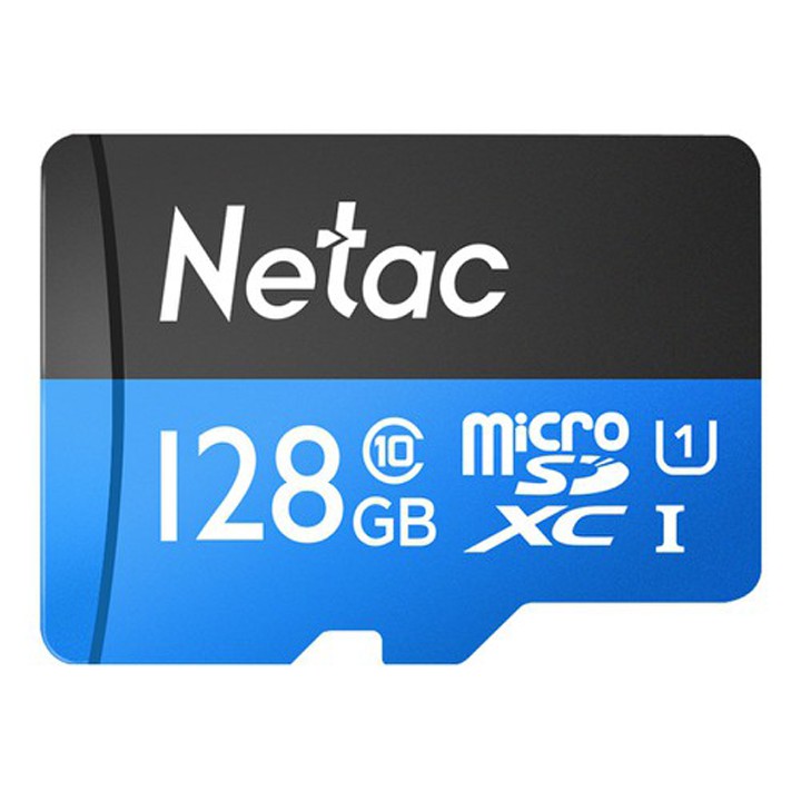 Thẻ nhớ MicroSDHC Netac 128GB tốc độ class 10 chuyên dùng cho Camera Bảo hành 12 tháng