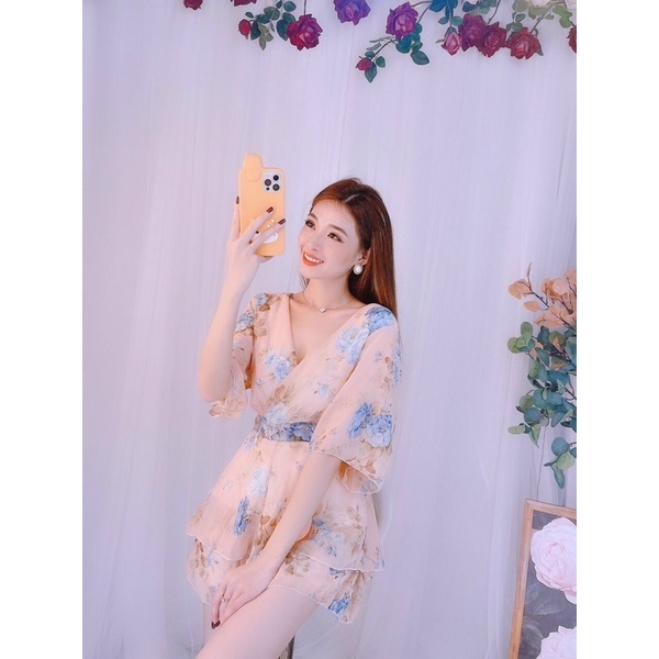 Jum hoa cánh tiên 2 lớp