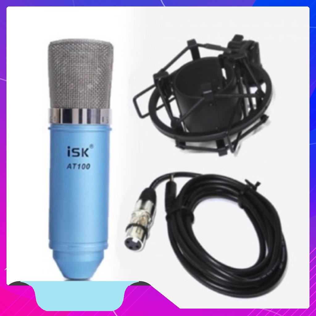 Combo Mic AT100 và sound card V8 full phụ kiện tặng tai nghe sony [Số 1 KV]