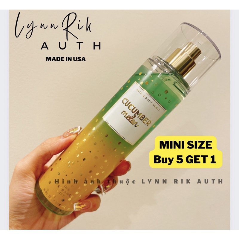Auth_CUCUMBER MELON | BROWN SUGAR & FIG | SUN-RIPENED RASPBERRY | SEA ISLAND SHORE | PEARBERRY- Xịt Thơm Toàn Thân USA