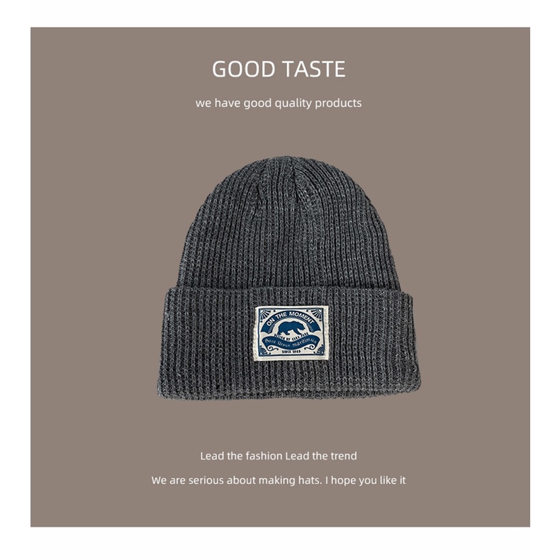 Mũ len ấm áp thời trang dành cho nam