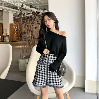 Áo dệt kim trễ vai Thái Lan cực chất