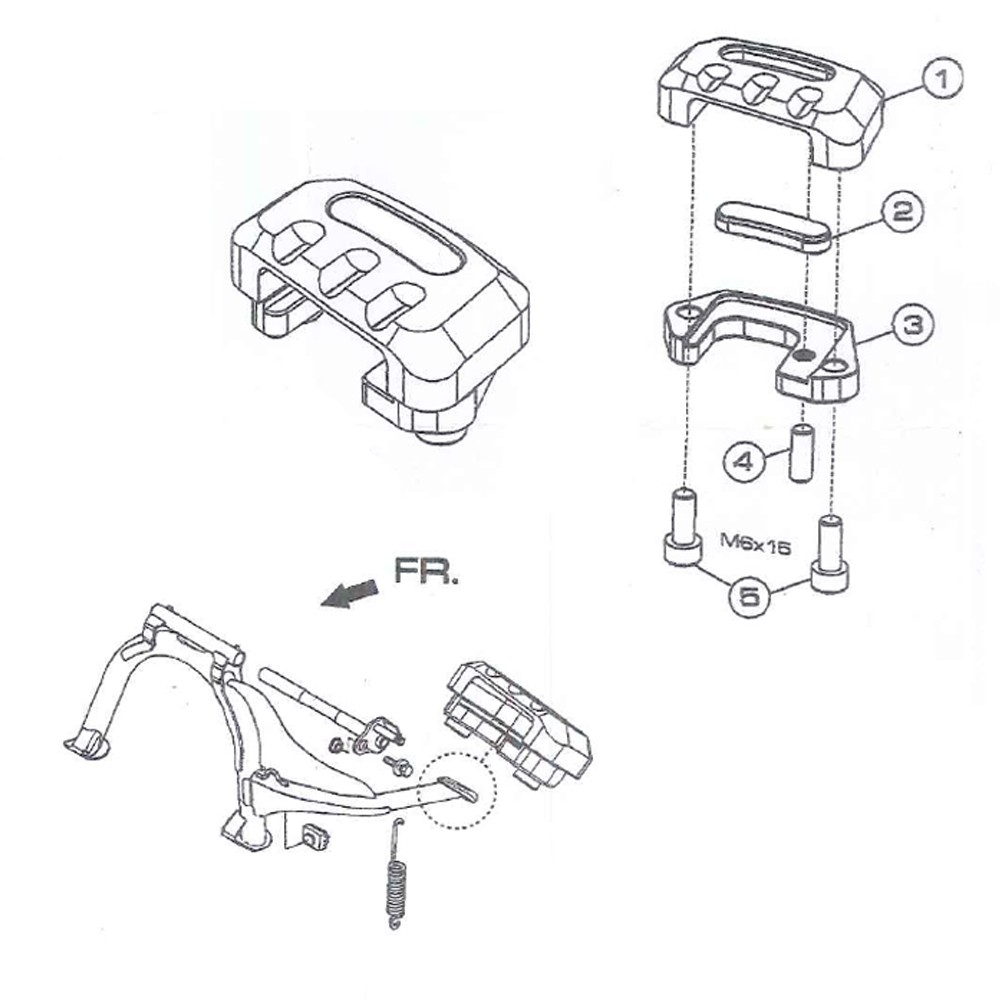 HONDA Ốp Nâng Trung Tâm Bằng Nhôm CNC Cho Xe Mô Tô ADV 150 ADV 150 FORZA300 NSS350 ADV 150