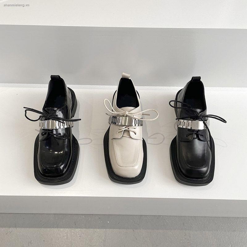 Giày da đế dày phong cách Anh Quốc 2012 sành điệu dành cho nữ