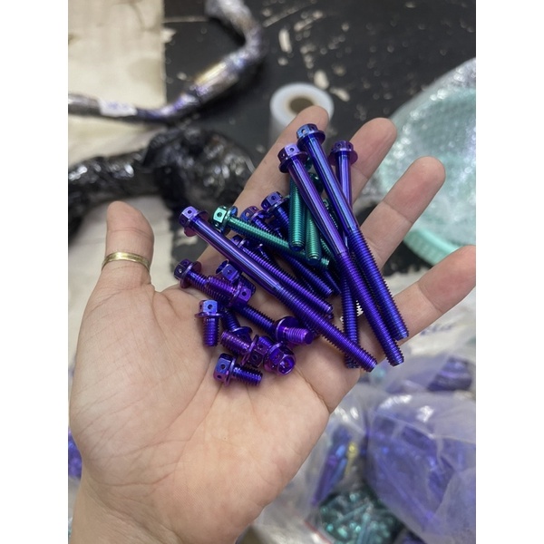 Ốc 6 li đầu Probolt Titan Đủ thông số từ 6li10 6li15 6li20 - 6li50