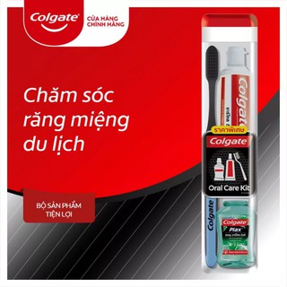 Bộ chăm sóc răng miệng du lịch Colgate từ than hoạt tính gồm 3 món