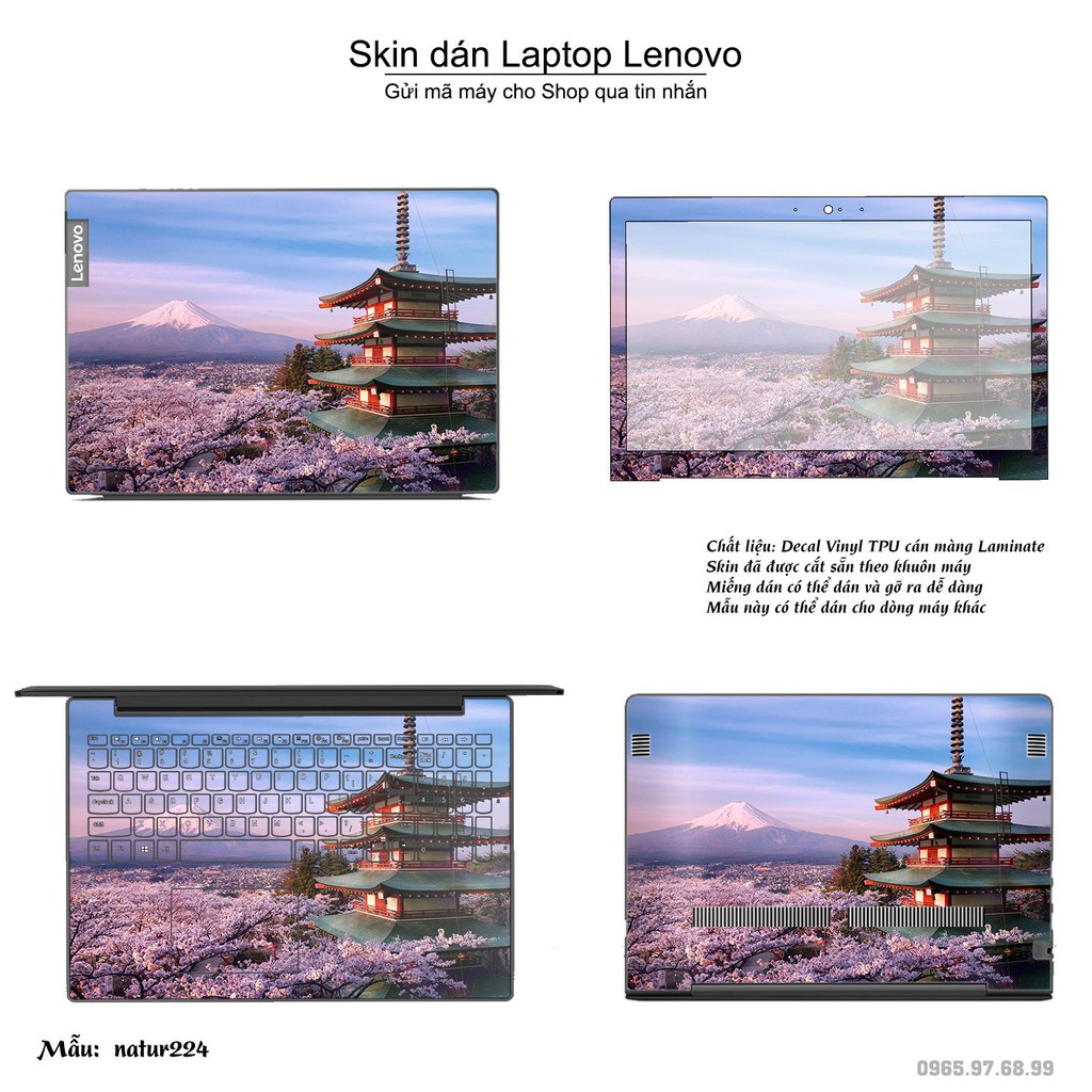 Skin dán Laptop Lenovo in hình thiên nhiên _nhiều mẫu 8 (inbox mã máy cho Shop)