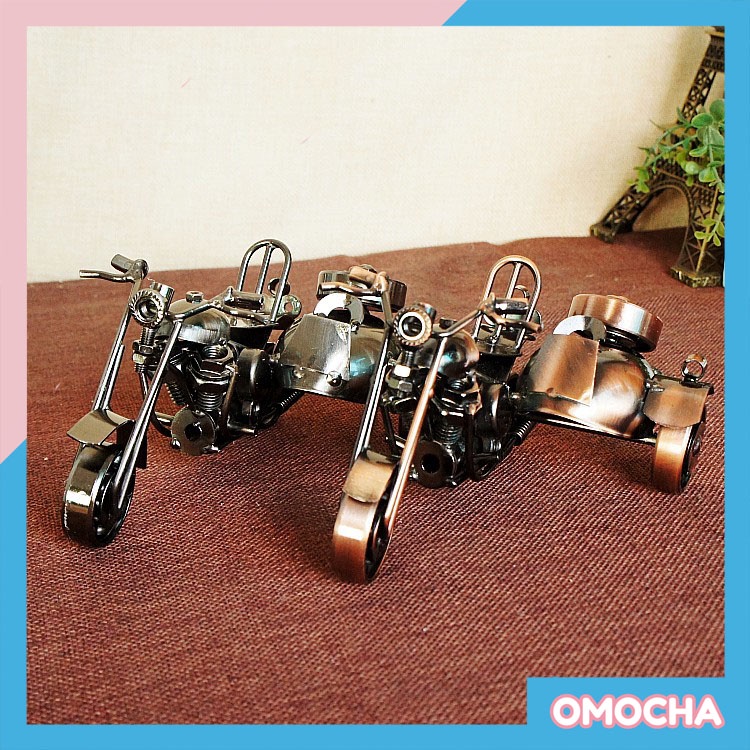 Mô Hình Xe Sidecar 3 Bánh Quân Đội 15*5*10 Bằng Kim Loại Dùng Trang Trí - Quà Lưu Niệm Siêu Hot