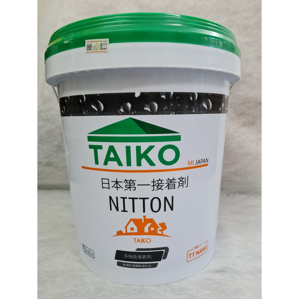 [CHẤT LƯỢNG NHẬT] TaiKo Japan chống thấm vết nứt mái nhà, sàn nhà vệ sinh, bể cá, máng xối, mái tôn- dung tích 5000ml