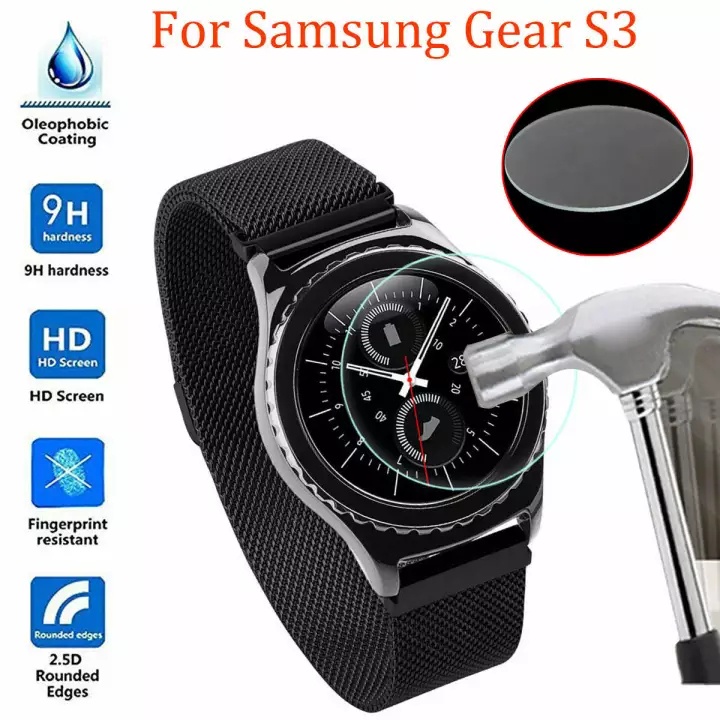 1 miếng dán cường lực HD trong suốt bảo vệ cho đồng hồ Samsung Galaxy Gear S3 / S3 Classic