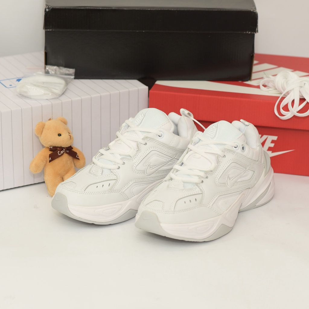 Giày Sneaker Nam Nữ M2k Tekno Full Trắng