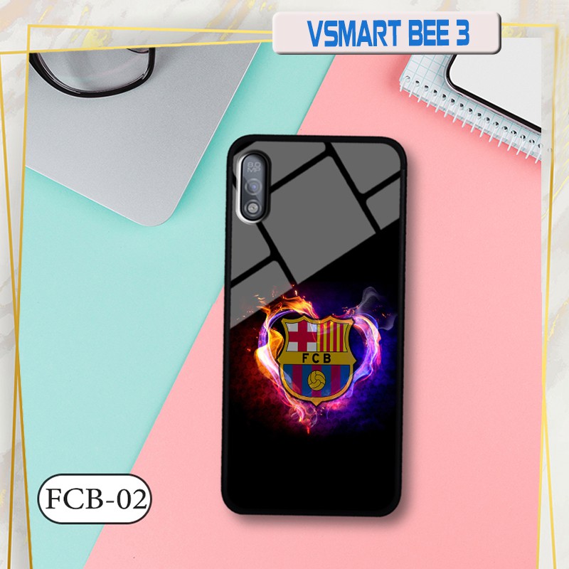 Ốp lưng kính 3D Vsmart Bee 3- hình đội bóng